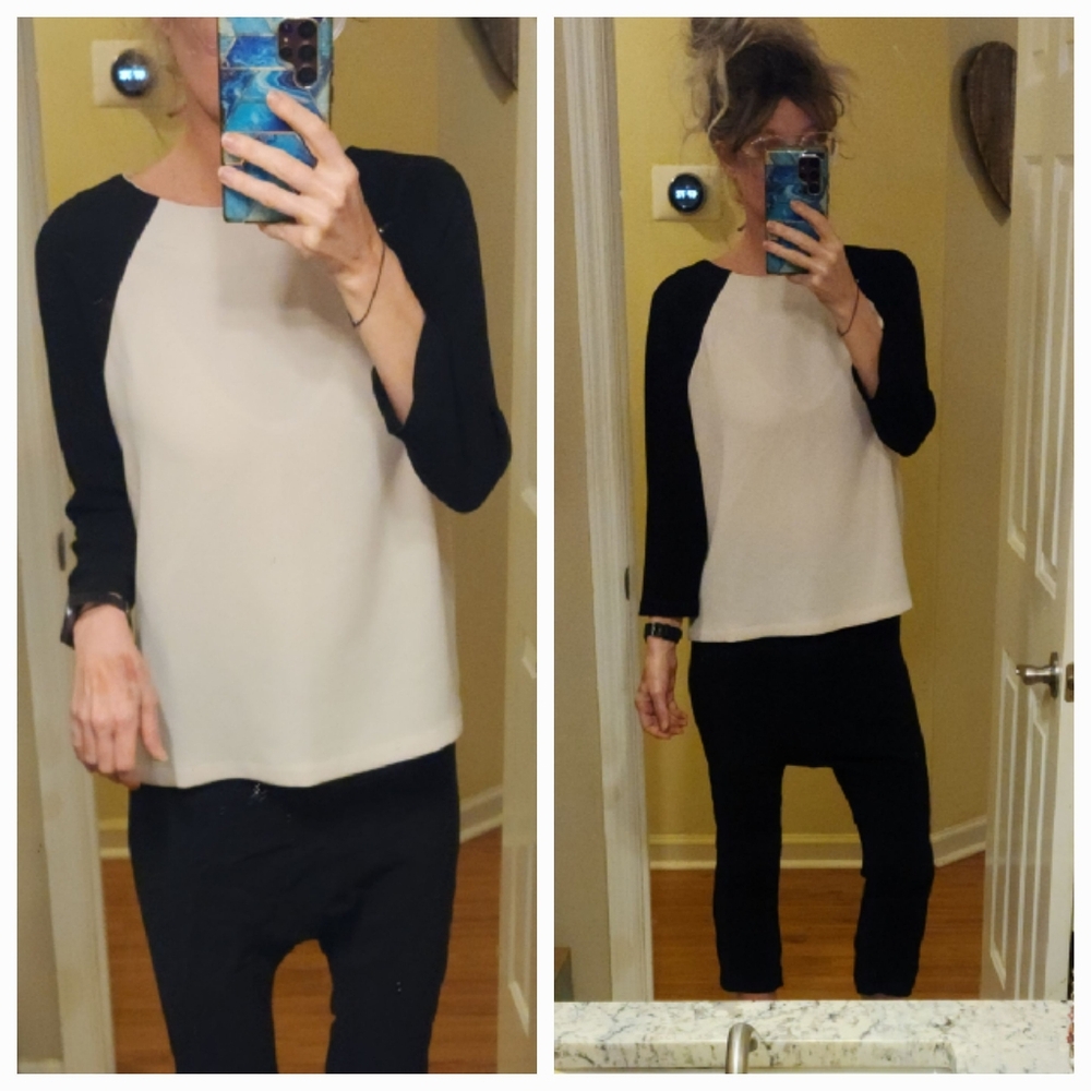 J Crew Colorblock Top
